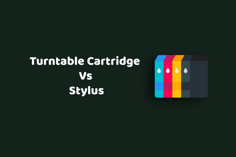 Turntable cartridge vs stylus